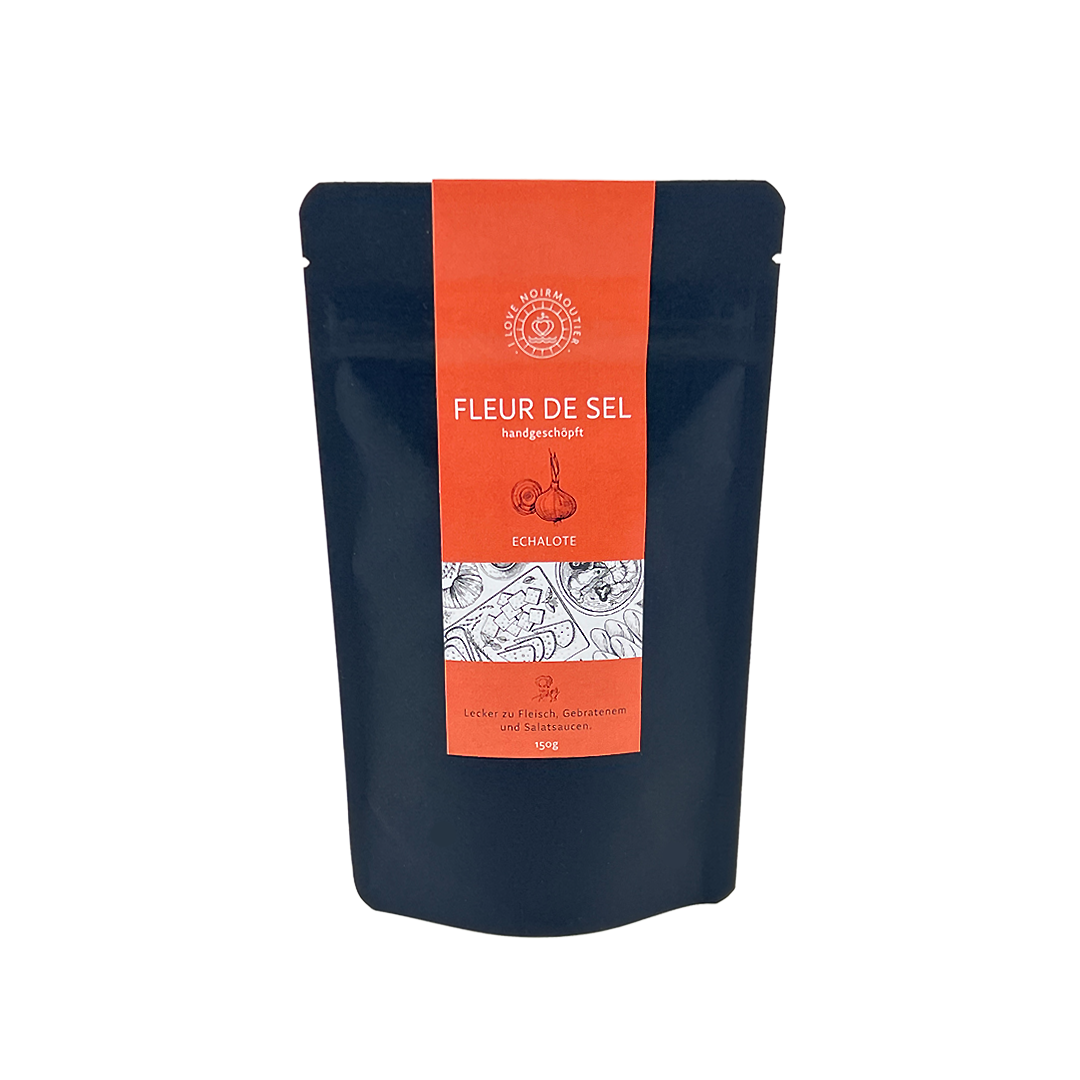 Fleur de Sel Noirmoutier Kräutersalz Meersalz Gewürzsalz Schalotten Schalottensalz Salz mit Zwiebeln