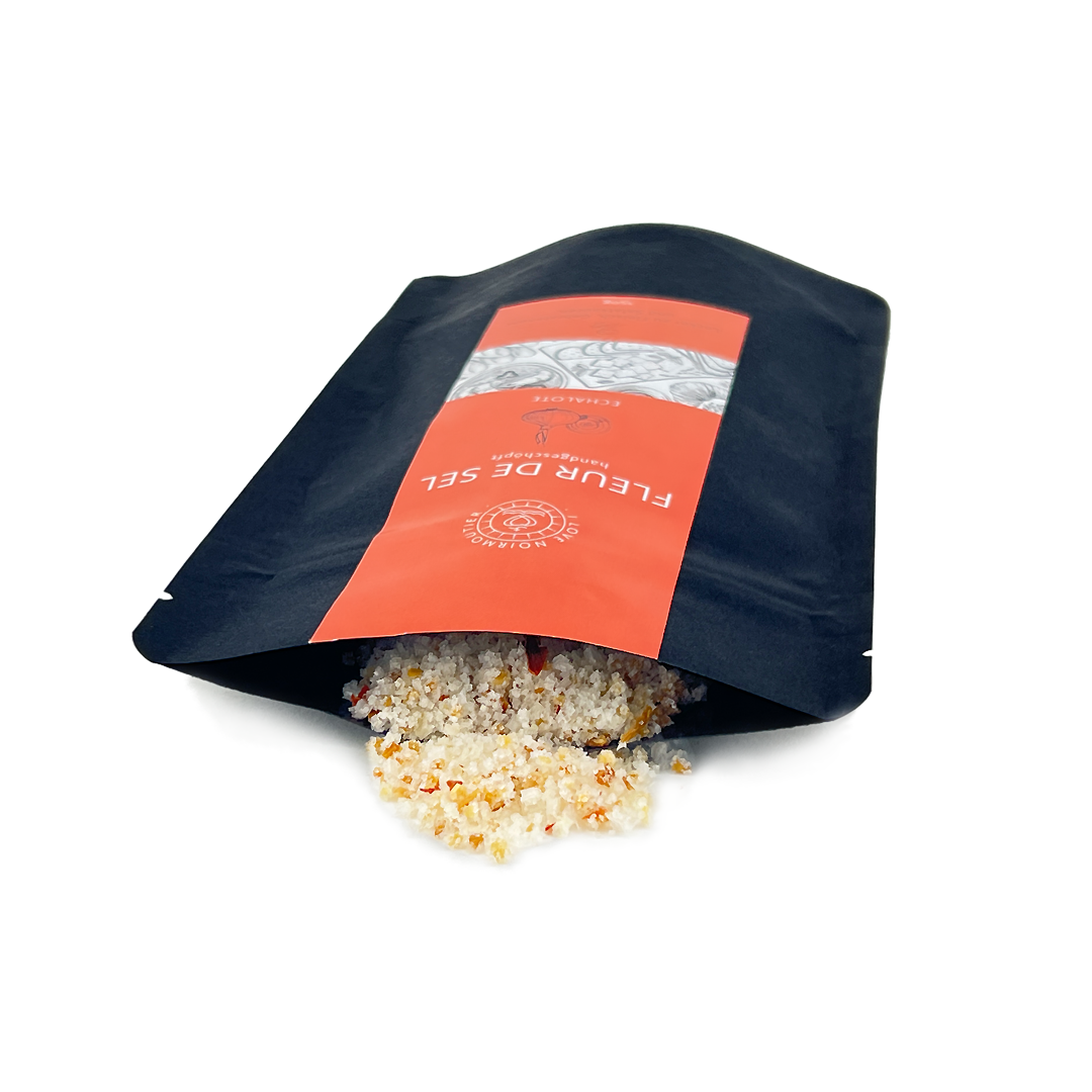Fleur de Sel Noirmoutier Kräutersalz Meersalz Gewürzsalz Schalotten Schalottensalz Salz mit Zwiebeln